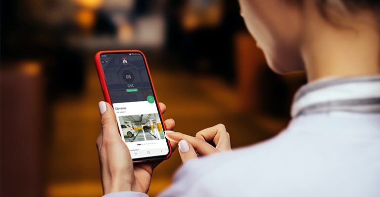 monitoramento de câmeras e alarme celular